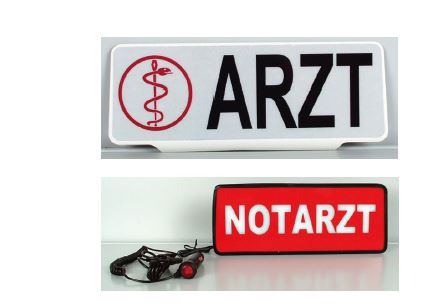 FLIPSIGN Reflektierendes oder optional beleuchtetes Schild